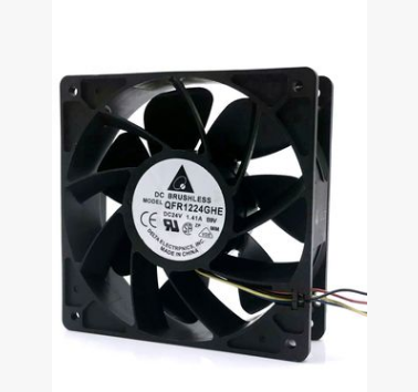 Original DELTA QFR1224GHE Cooling Fan 24V 0.94A 22.56W 4wires QFR1224GHE Fans